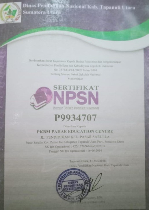 NPSN PKBM PEC