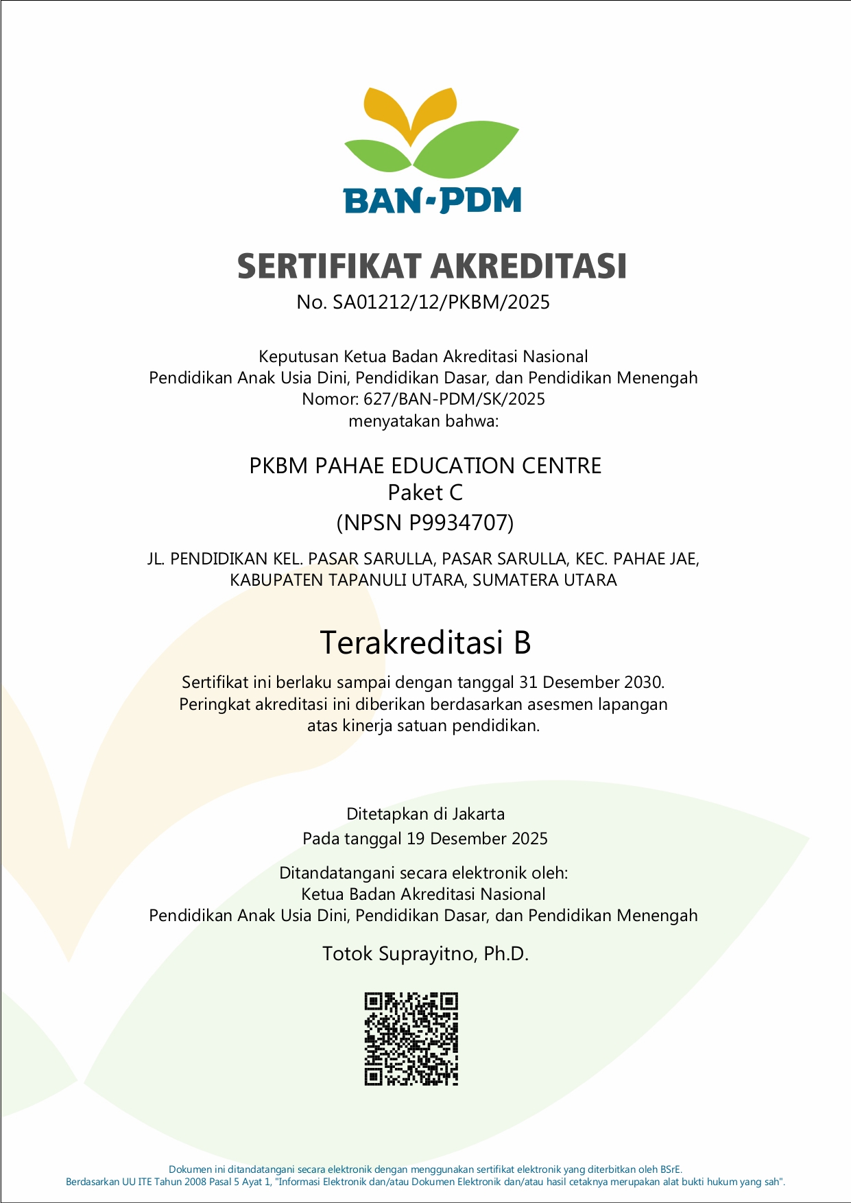 SERTIFIKAT AKREDITASI_PAKET C